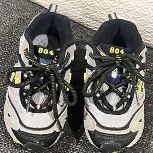 New Balance 804 Grey Black Shoes, Size 10